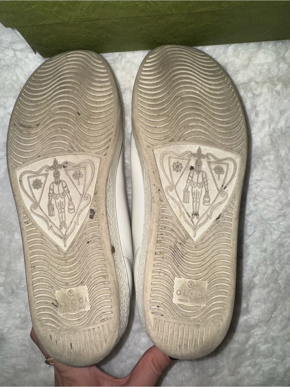 Gucci dust worn